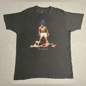 Ali Brand Muhammad Ali “The Greatest” Boxing Graphic T-Shirt Black Size Large